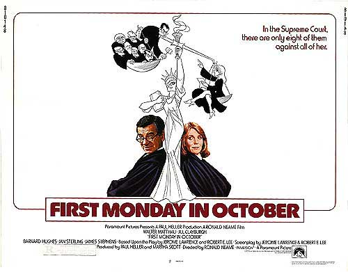 First Monday in October - Plakate