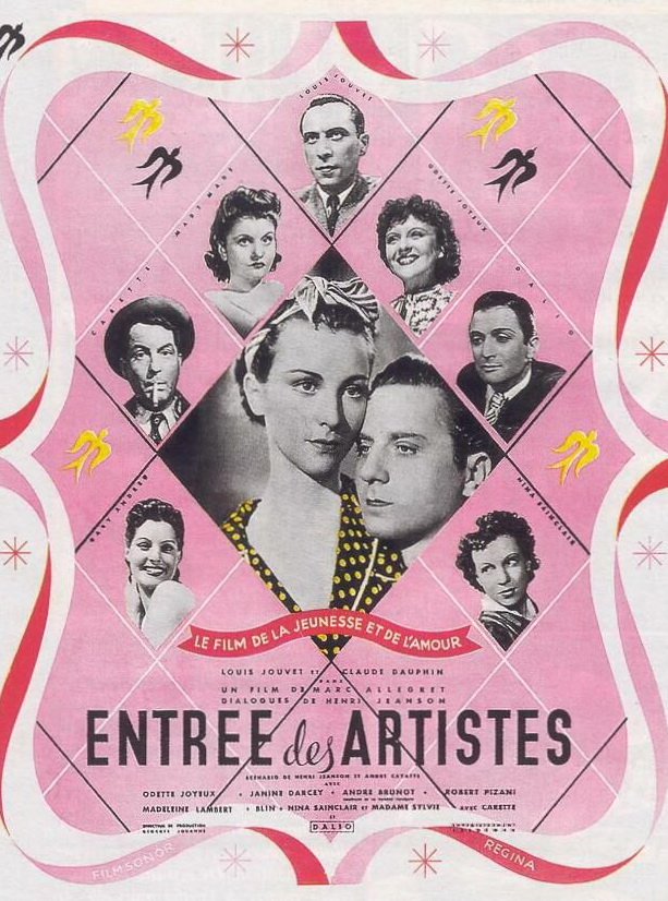 Entrée des artistes - Julisteet