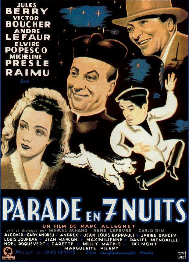 Parade en 7 nuits - Posters