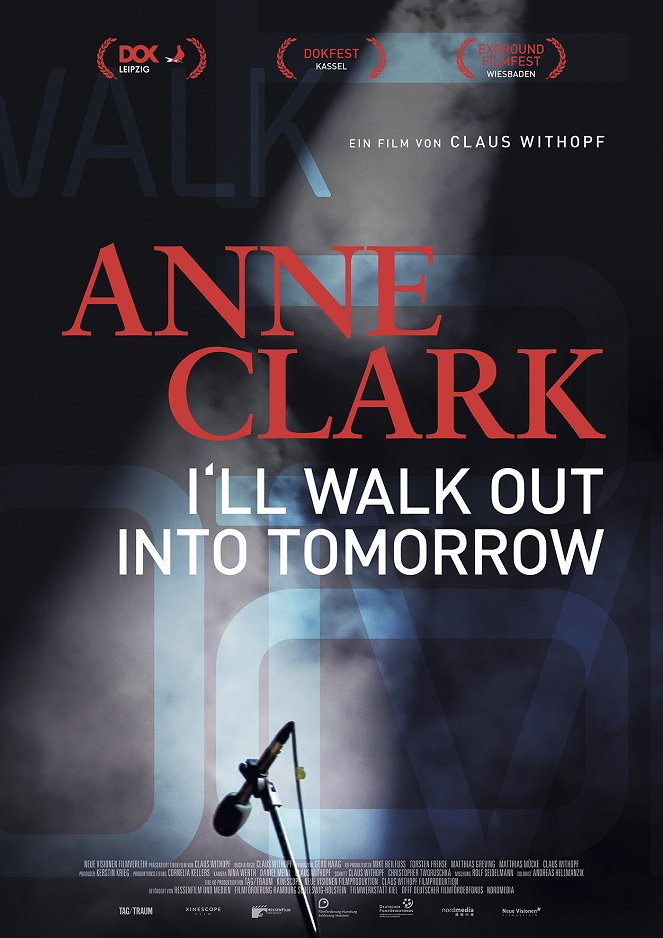 Anne Clark - I'll Walk Out Into Tomorrow - Plakáty