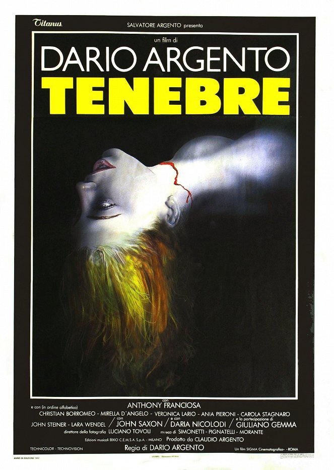 Tenebre - Plakátok