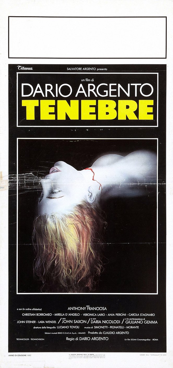Tenebre - Plakátok