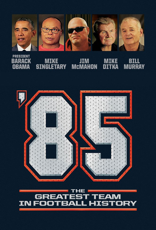 '85: The Greatest Team in Pro Football History - Julisteet