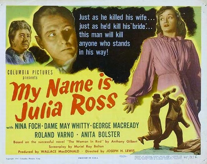My Name Is Julia Ross - Posters