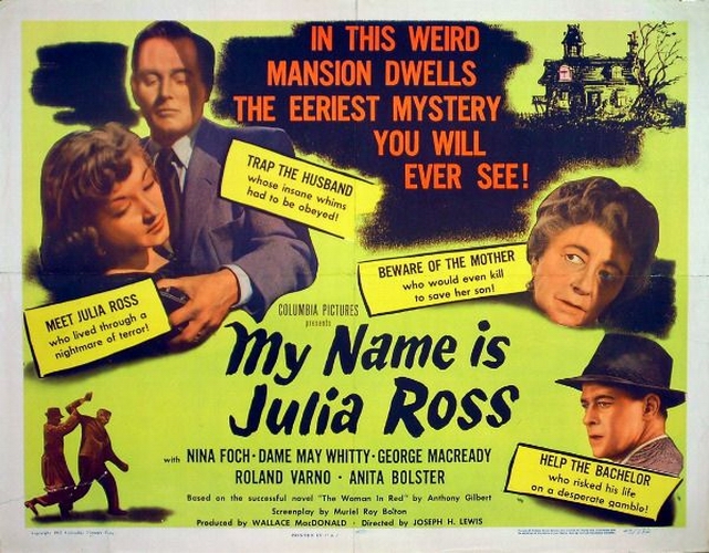 My Name Is Julia Ross - Carteles