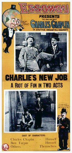 Chaplin filmovým hercom - Plagáty