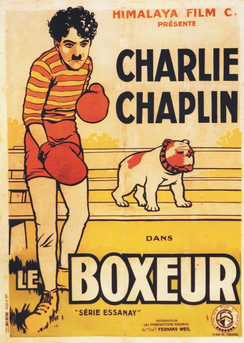 Charlot boxeur - Affiches