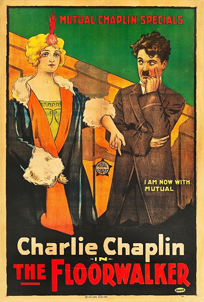 Chaplin poslíčkom v obchode - Plagáty