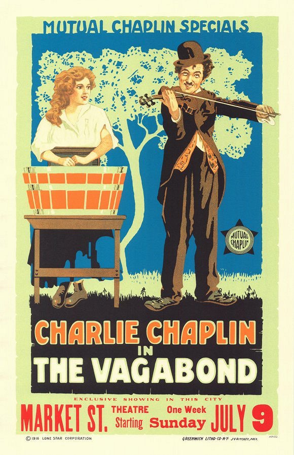 Chaplin šumařem - Plagáty