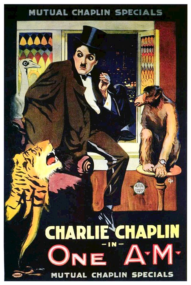 Chaplin se vrací z flámu - Plakáty