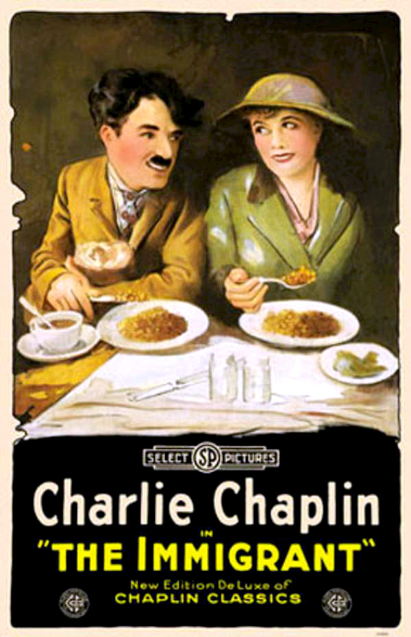 Chaplin vystěhovalcem - Plagáty
