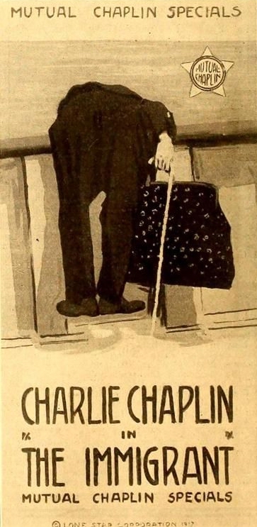 Chaplin vystěhovalcem - Plagáty
