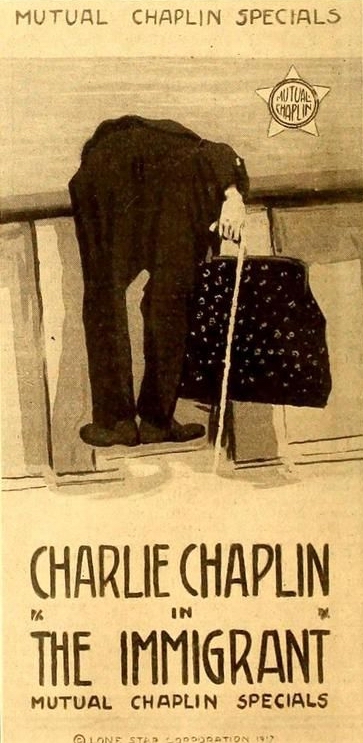 Charlot emigrante - Carteles