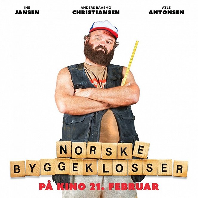 Norske byggeklosser - Plakáty