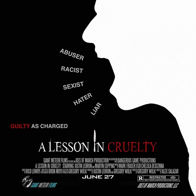 A Lesson in Cruelty - Julisteet