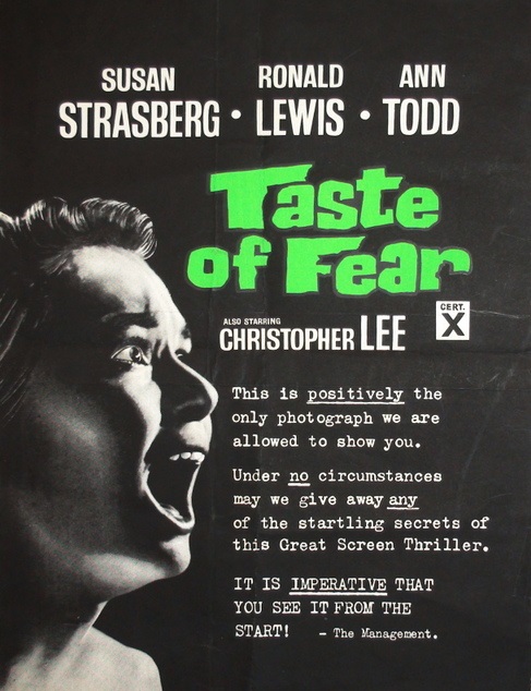 Taste of Fear - Plakáty