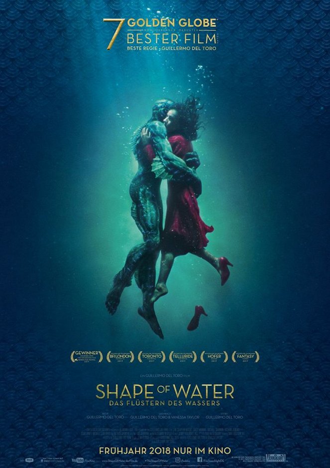 Shape of Water – Das Flüstern des Wassers - Plakate