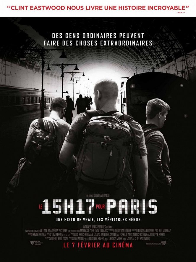 Le 15h17 pour Paris - Affiches