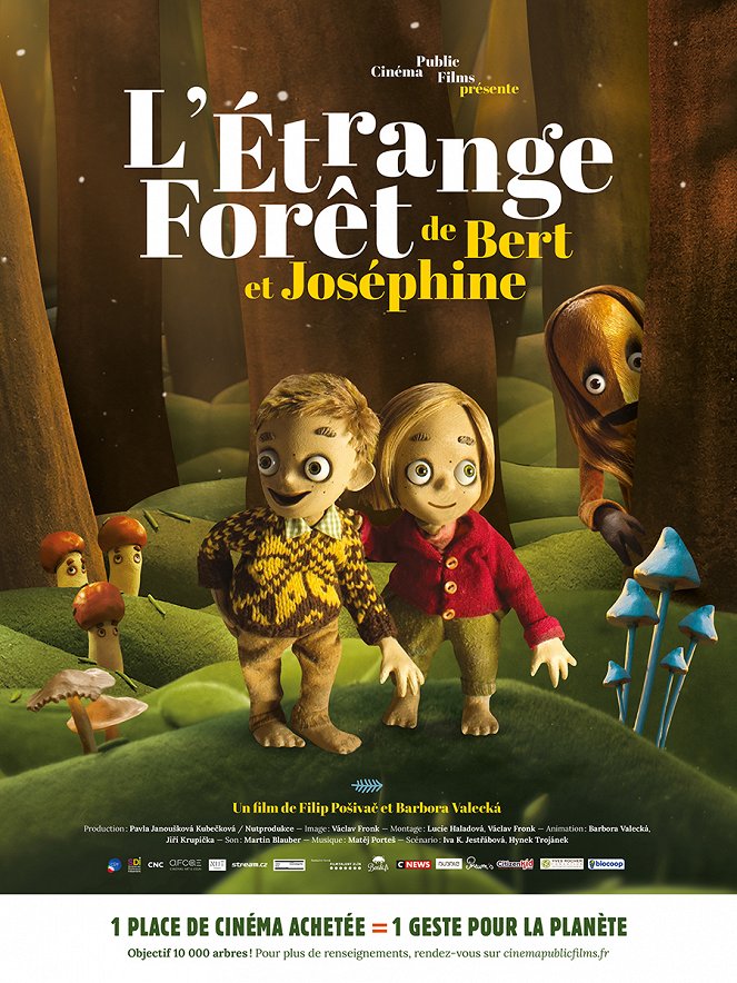 L'Étrange forêt de Bert et Joséphine - Affiches