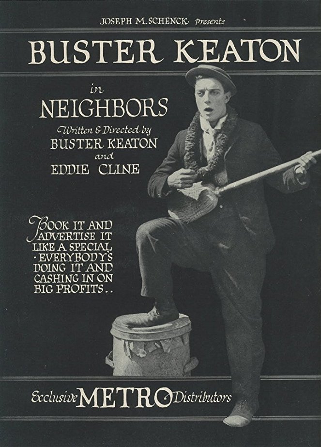 Buster Keaton: Nachbarschaft im Klinch - Plakate