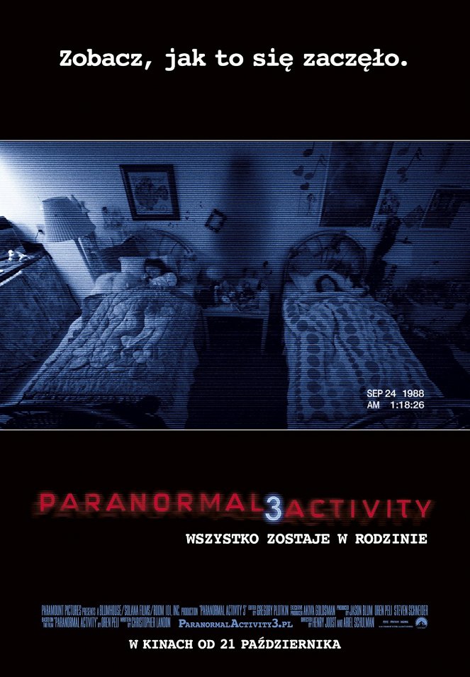 Paranormal Activity 3 - Plakaty