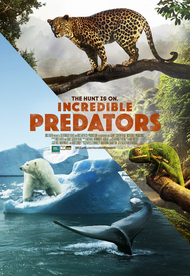 Incredible Predators 3D - Affiches