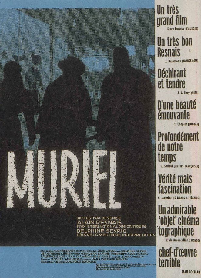 Muriel, or The Time of Return - Posters