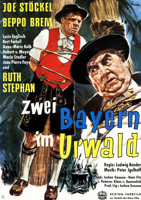 Zwei Bayern im Urwald - Plakaty