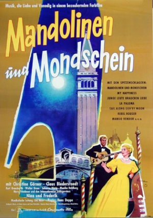 Mandolinen und Mondschein - Plakate