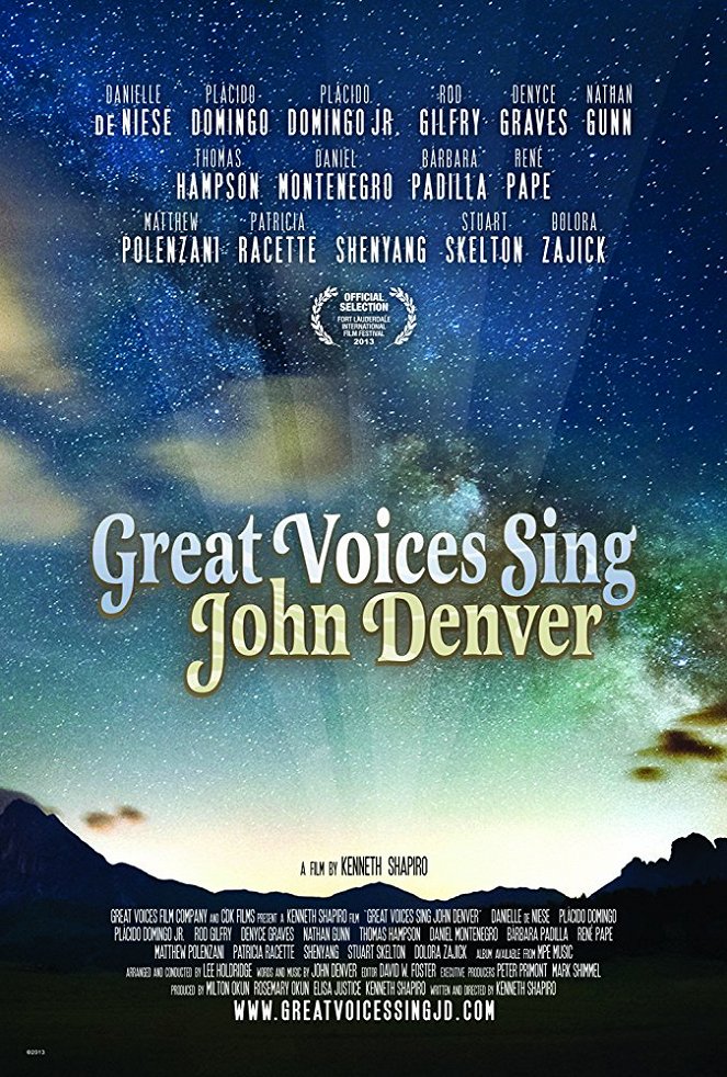 Great Voices Sing John Denver - Cartazes