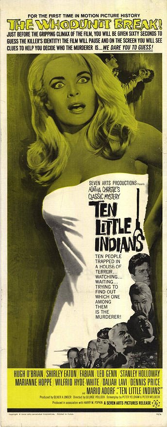 Ten Little Indians - Posters