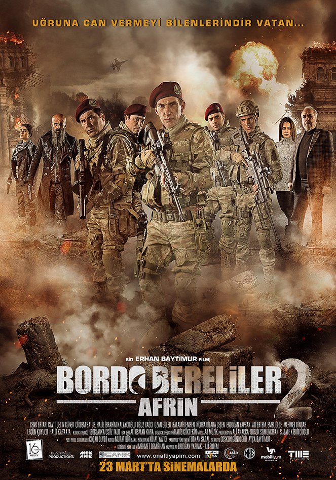 Bordo Bereliler Afrin - Posters