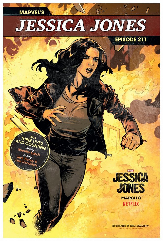 Jessica Jones - Jessica Jones - Zatiaľ tri životy - Plagáty