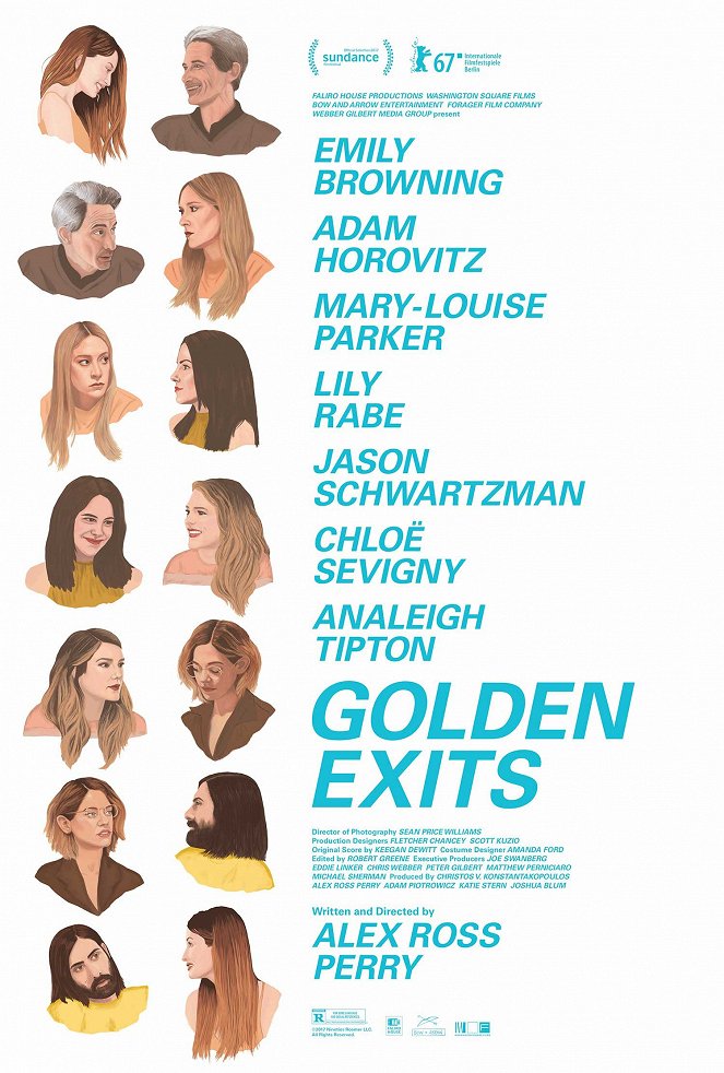 Golden Exits - Cartazes