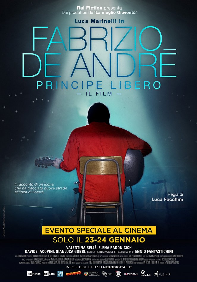 Fabrizio De André: Principe libero - Plakate