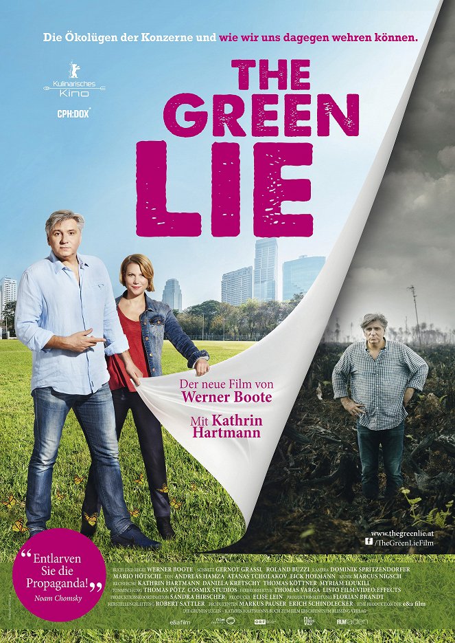 La mentira verde - Carteles