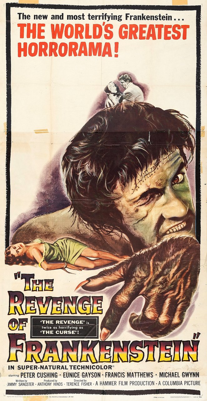 The Revenge of Frankenstein - Posters