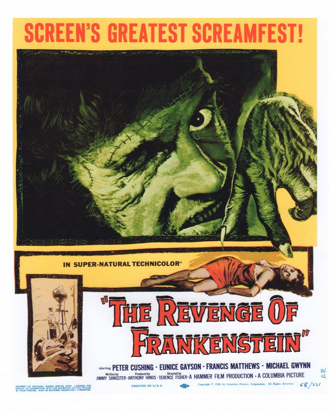 The Revenge of Frankenstein - Posters