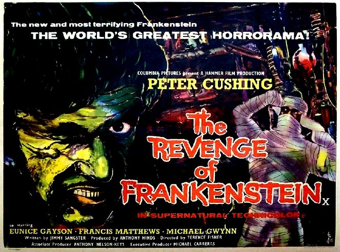 The Revenge of Frankenstein - Posters