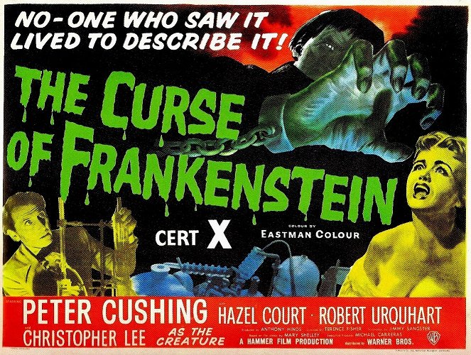 The Curse of Frankenstein - Plakaty