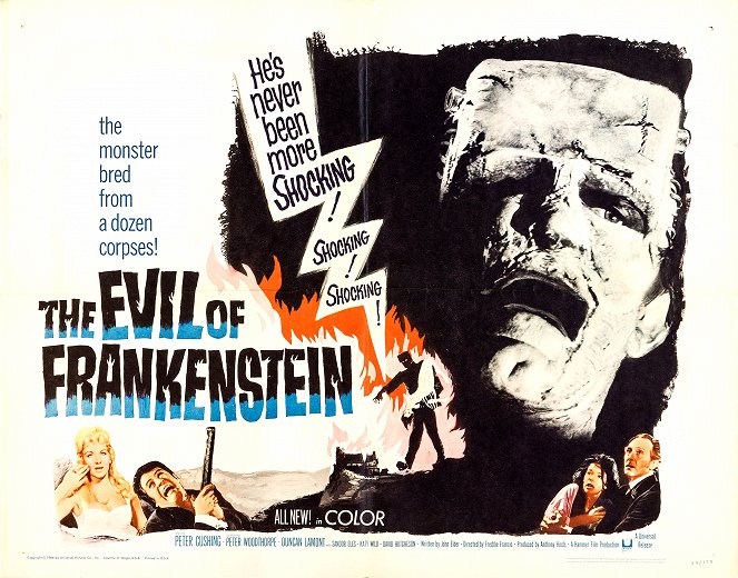 The Evil of Frankenstein - Posters