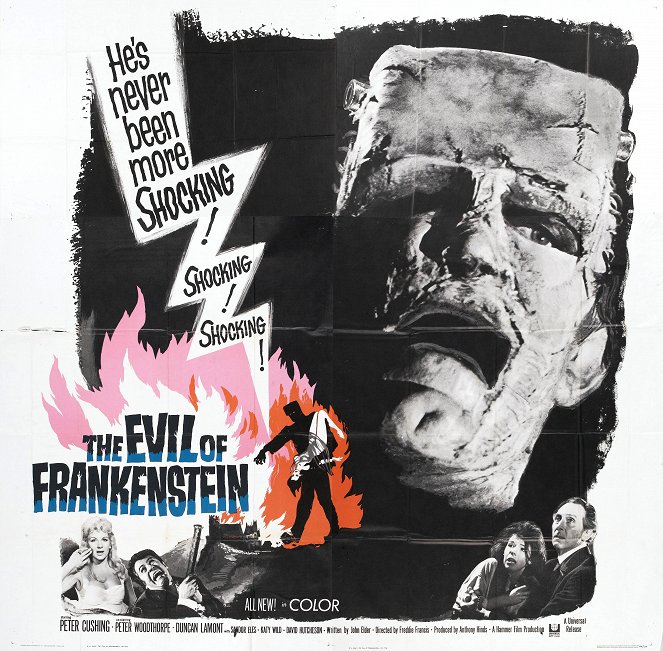 The Evil of Frankenstein - Posters