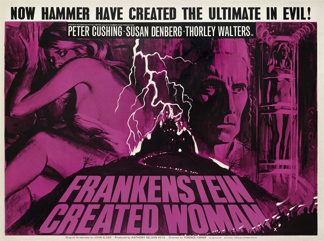 Frankenstein Created Woman - Carteles