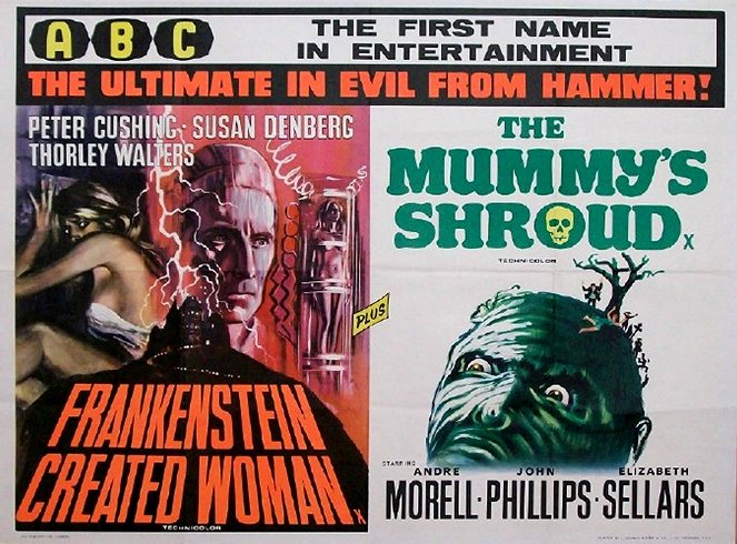 Frankenstein Created Woman - Plakaty