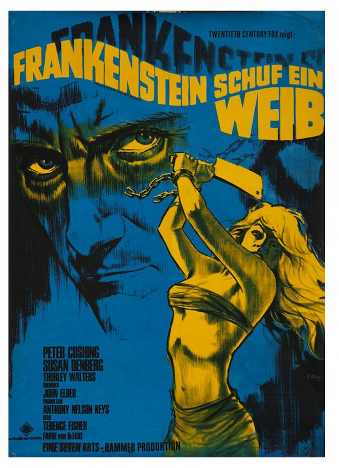 Frankenstein schuf ein Weib - Plakate