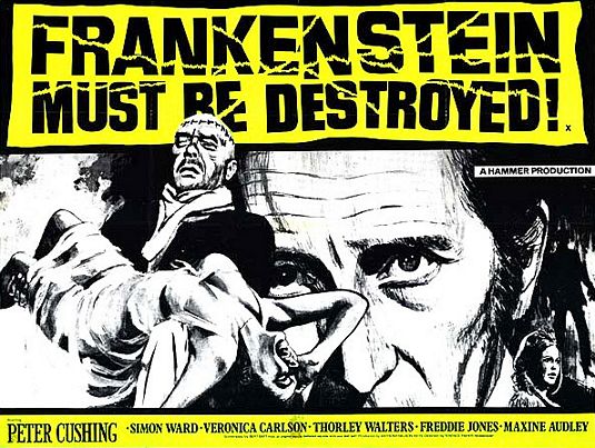 Frankenstein Must Be Destroyed - Cartazes