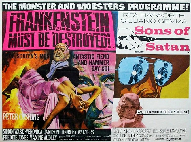 De vernietiging van Frankenstein - Posters