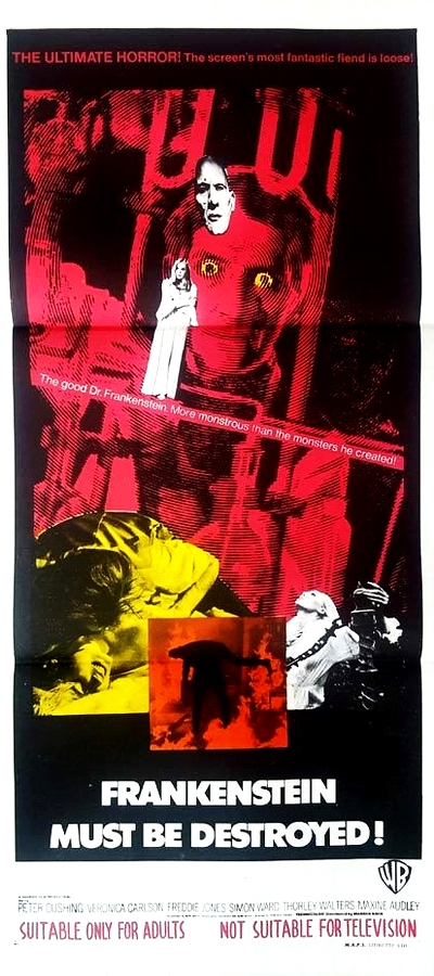 Frankenstein Must Be Destroyed - Posters