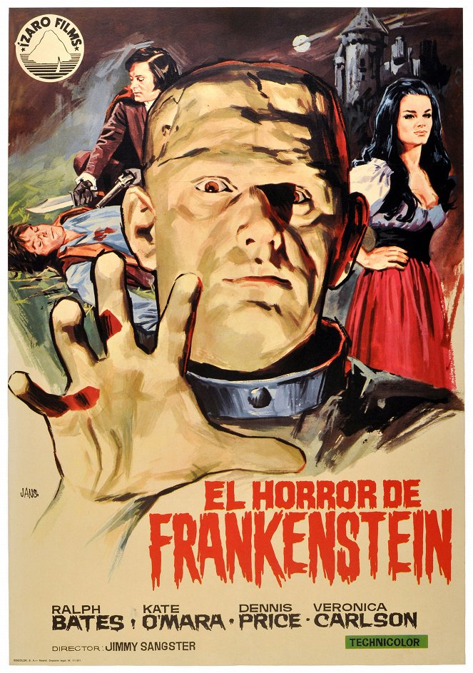 El horror de Frankenstein - Carteles