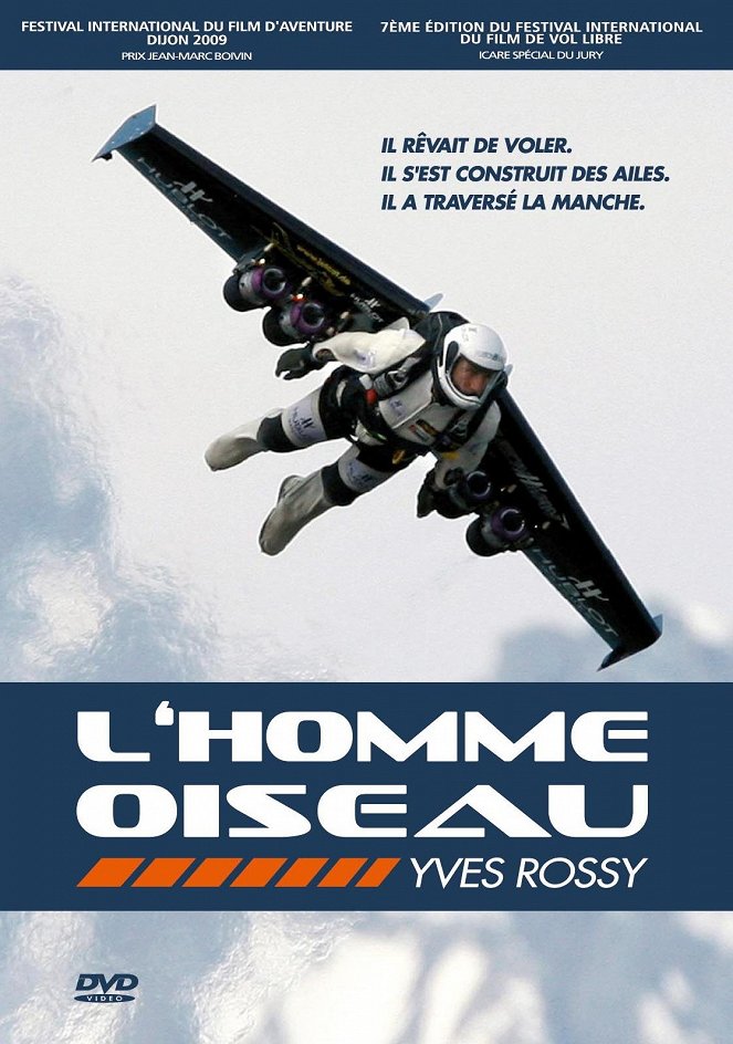 L'Homme oiseau, Yves Rossy - Affiches